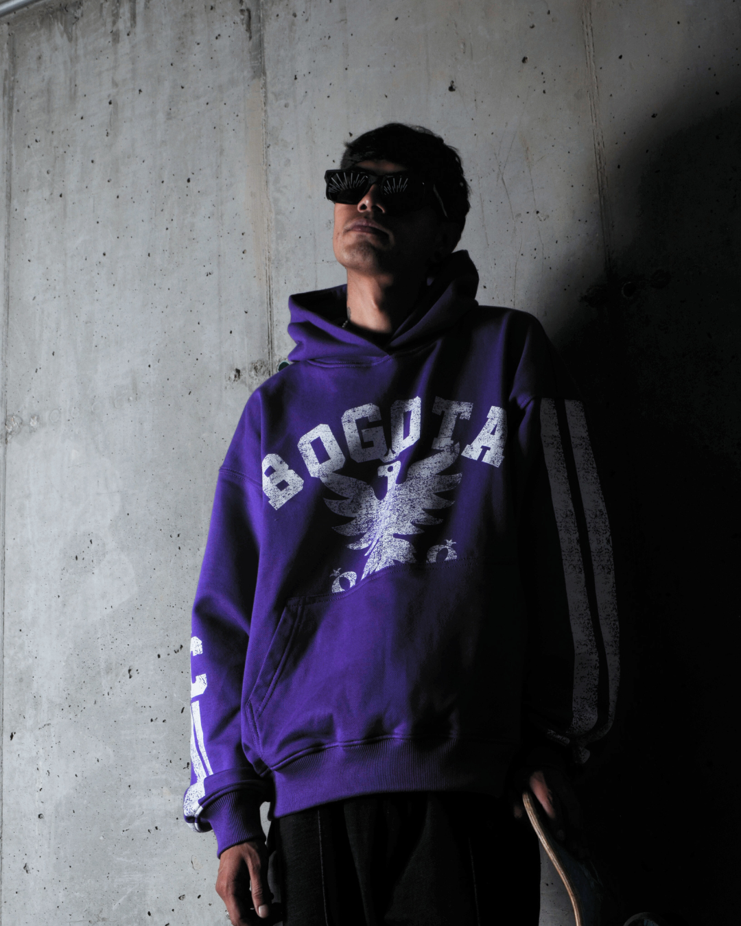 BUZO BOXY FIT BOGOTA MORADO