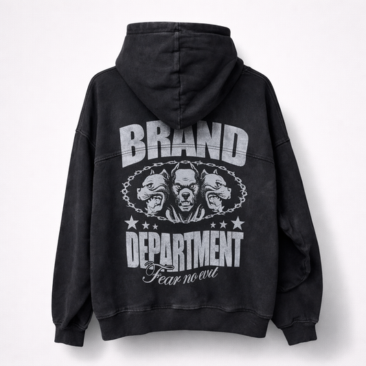 BUZO OVERSIZE ACIDWASH BRAND DEPARTMENT