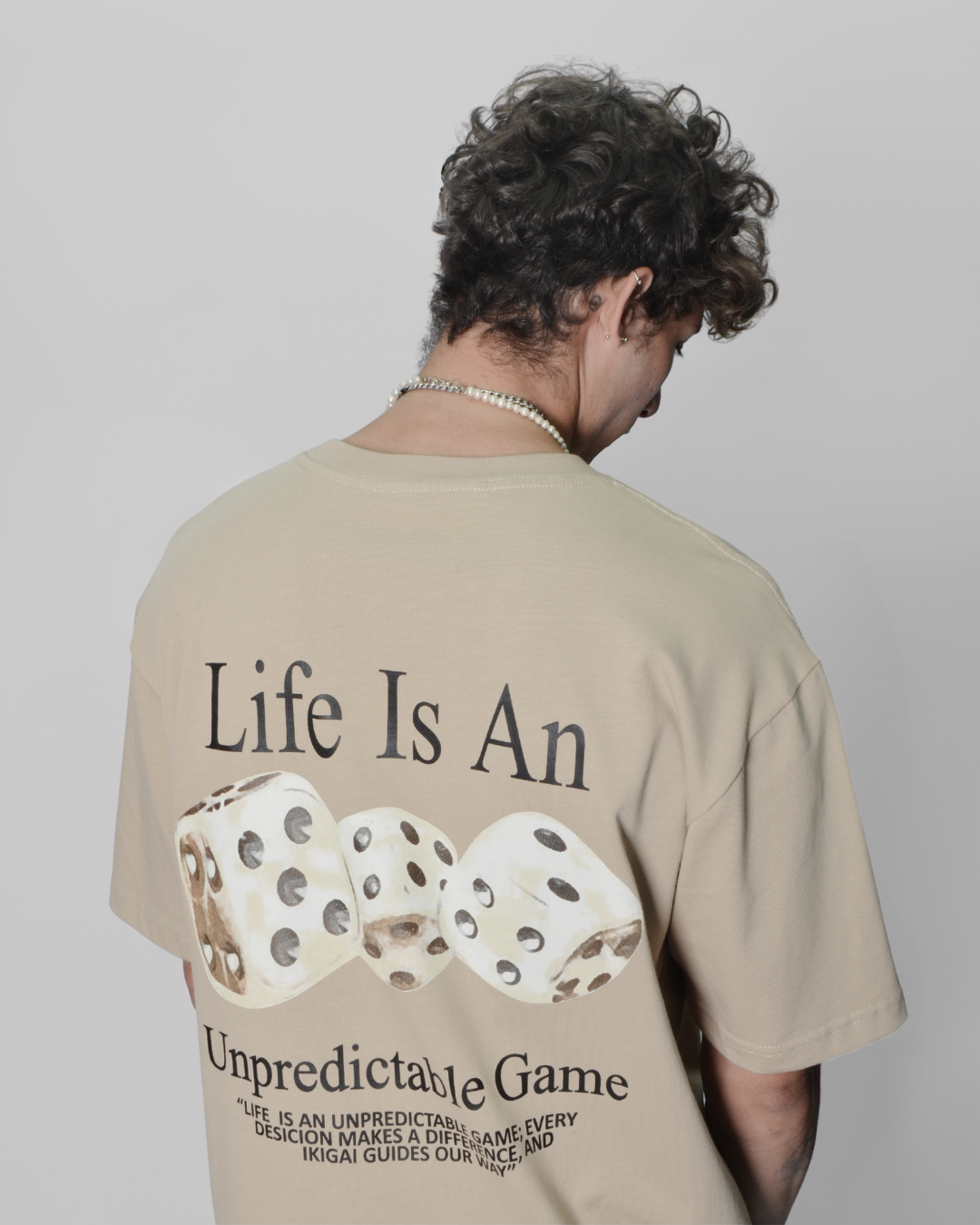 CAMISETA ANCHA | DADOS 400GR