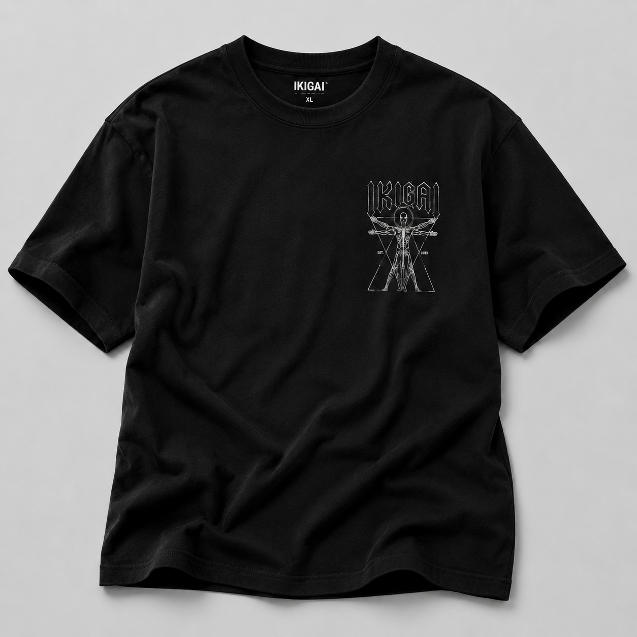 CAMISETA OVERSIZE - BLACK SERIES "VITRUVIO"