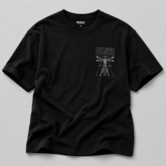 CAMISETA OVERSIZE - BLACK SERIES "VITRUVIO"