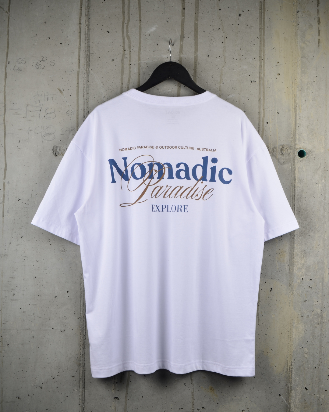 CAMISETA ANCHA OVERSIZE BLANCO 250GR DE ALGODÓN