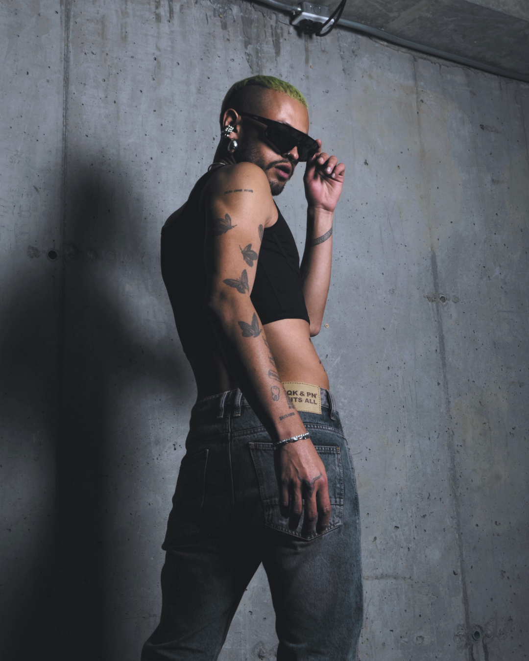 JEAN SLIM FIT SEMI DESCADERADO UNISEX