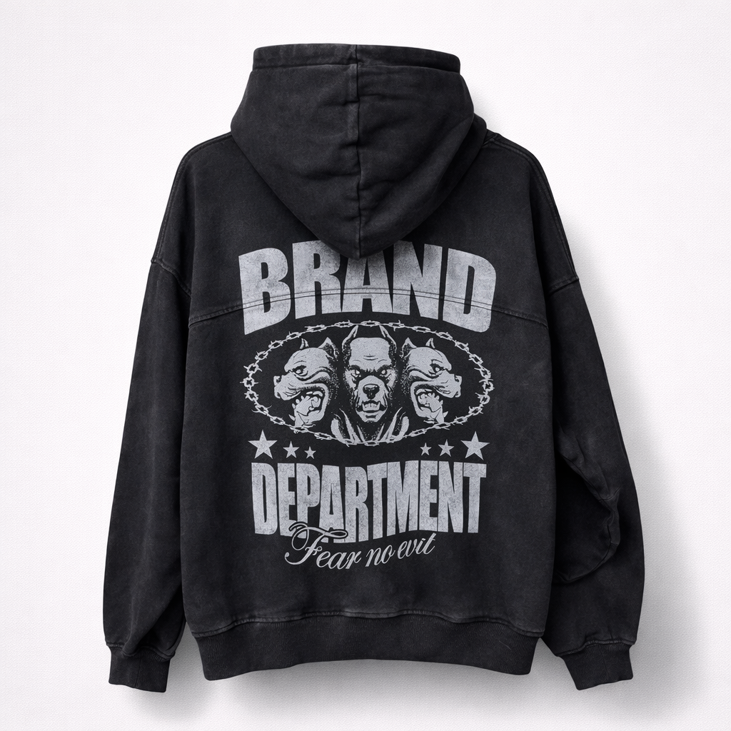 BUZO OVERSIZE ACIDWASH BRAND DEPARTMENT