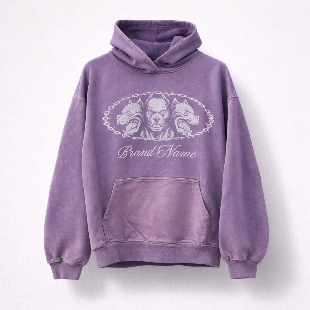 BUZO ACIDWASH LILA OVERSIZE BRAND NAME