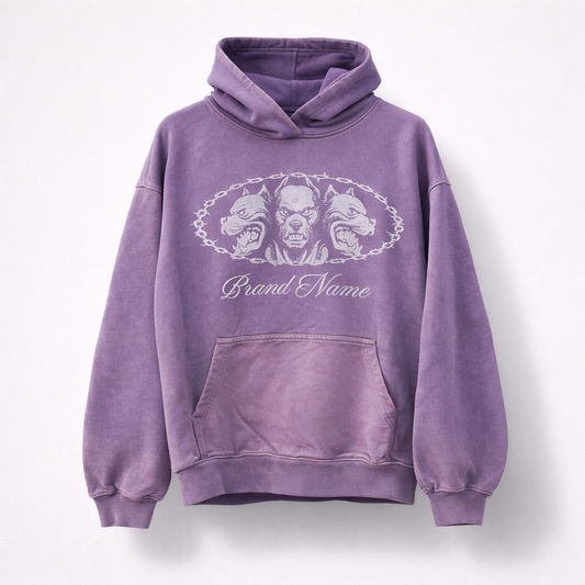 BUZO ACIDWASH LILA OVERSIZE BRAND NAME