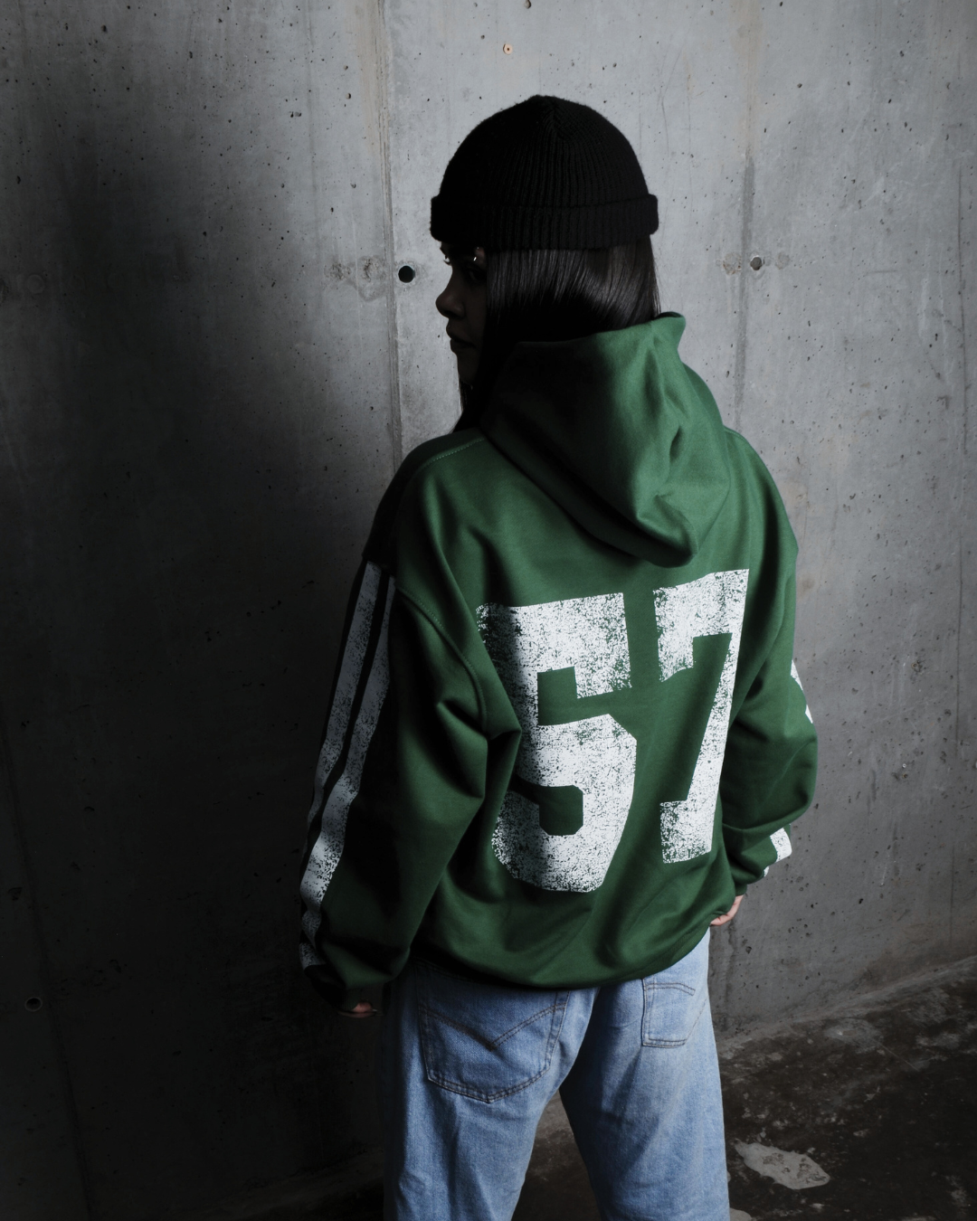 BUZO BOXY FIT BOGOTA VERDE