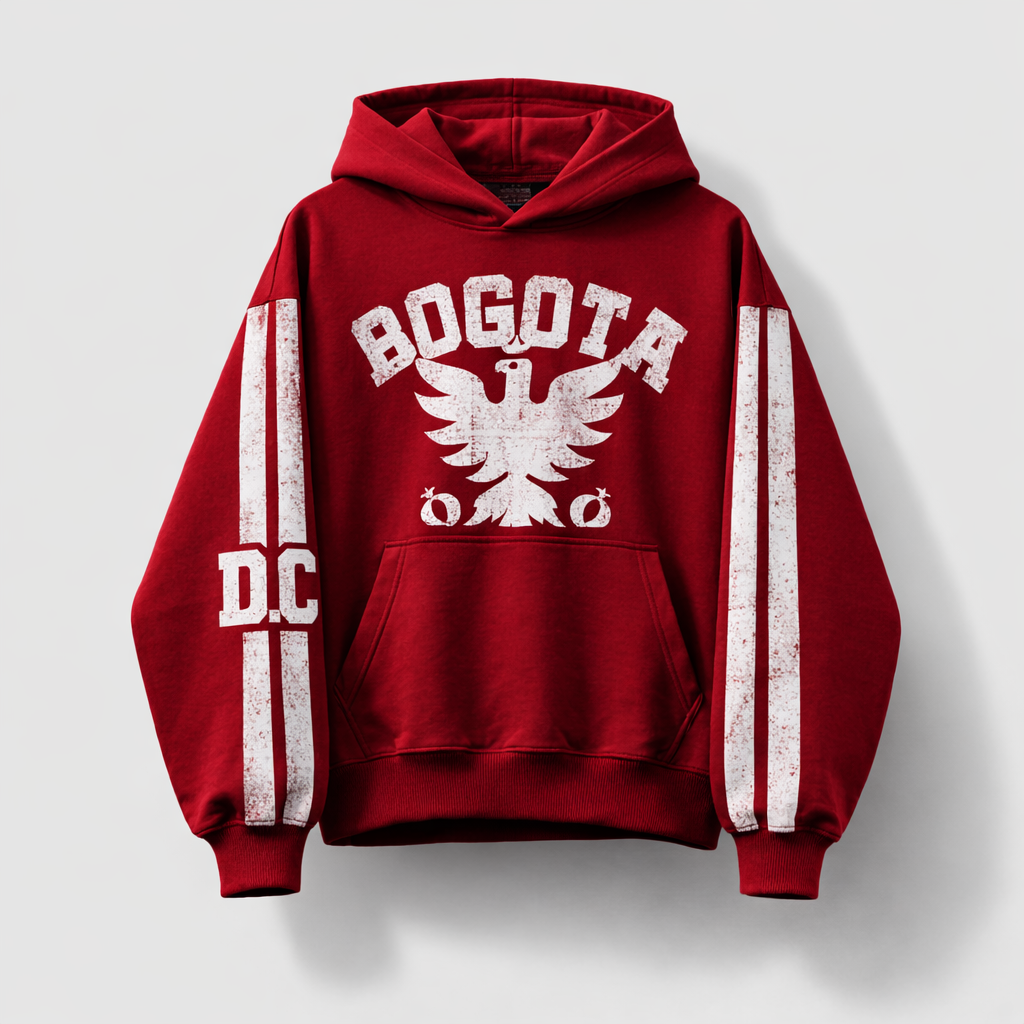 BUZO BOXY FIT BOGOTA ROJO