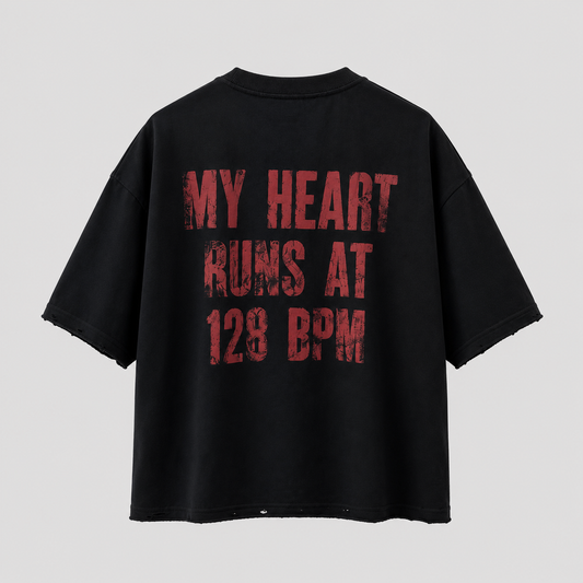 CAMISETA BOXY FIT - 128 BPM