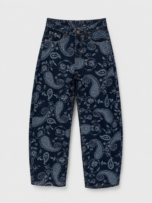 JEAN BAGGY BORDADO PAISLEY