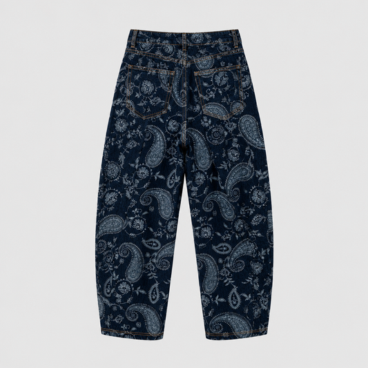 JEAN BAGGY BORDADO PAISLEY