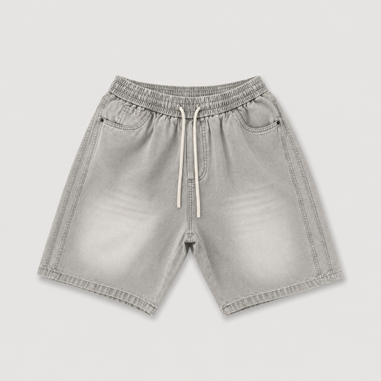 JORT DENIM GRIS CLARO LAVADO