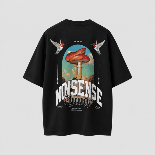 CAMISETA OVERSIZE HONGOS