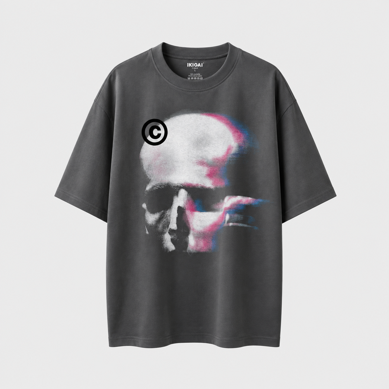 CAMISETA OVERSIZE SKULL