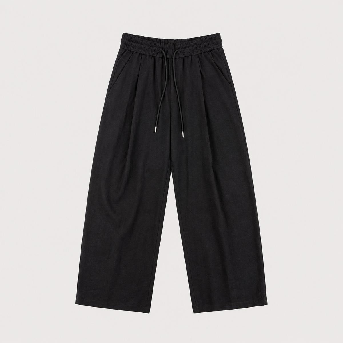 PANTALÓN DE LINO NEGRO