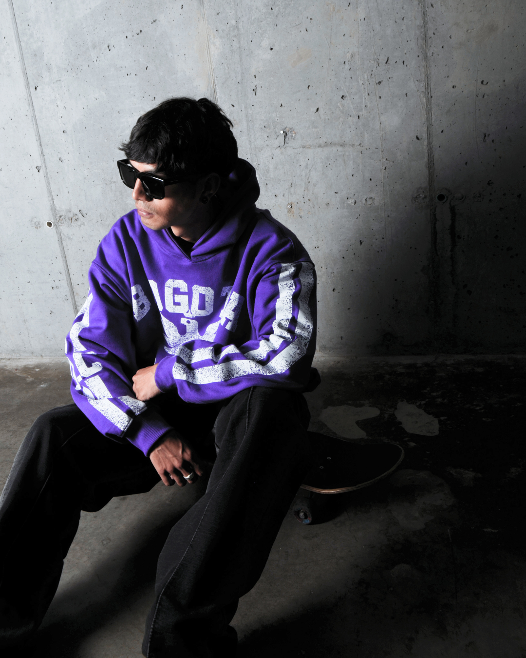 BUZO BOXY FIT BOGOTA MORADO