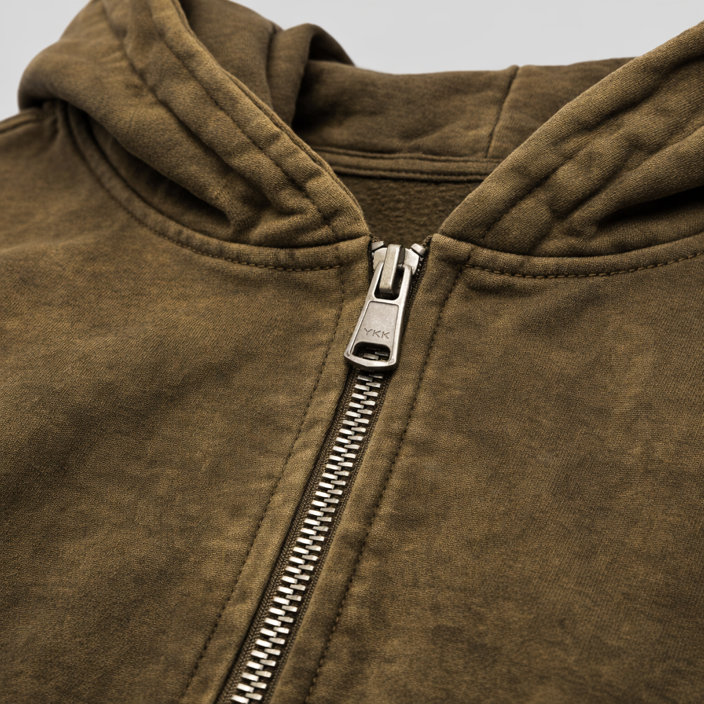 CHOMPA BOXY FIT BASICA CAMEL